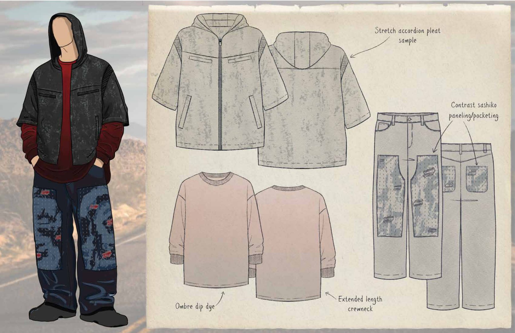 Gilded Outlaw look sheet two