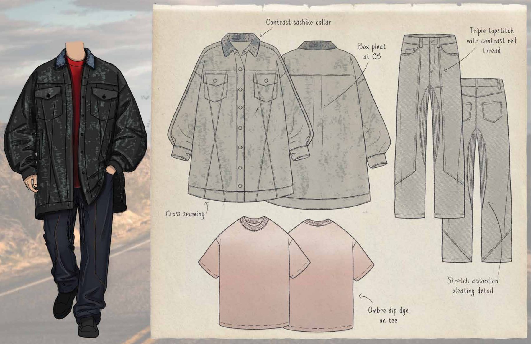 Gilded Outlaw look sheet four