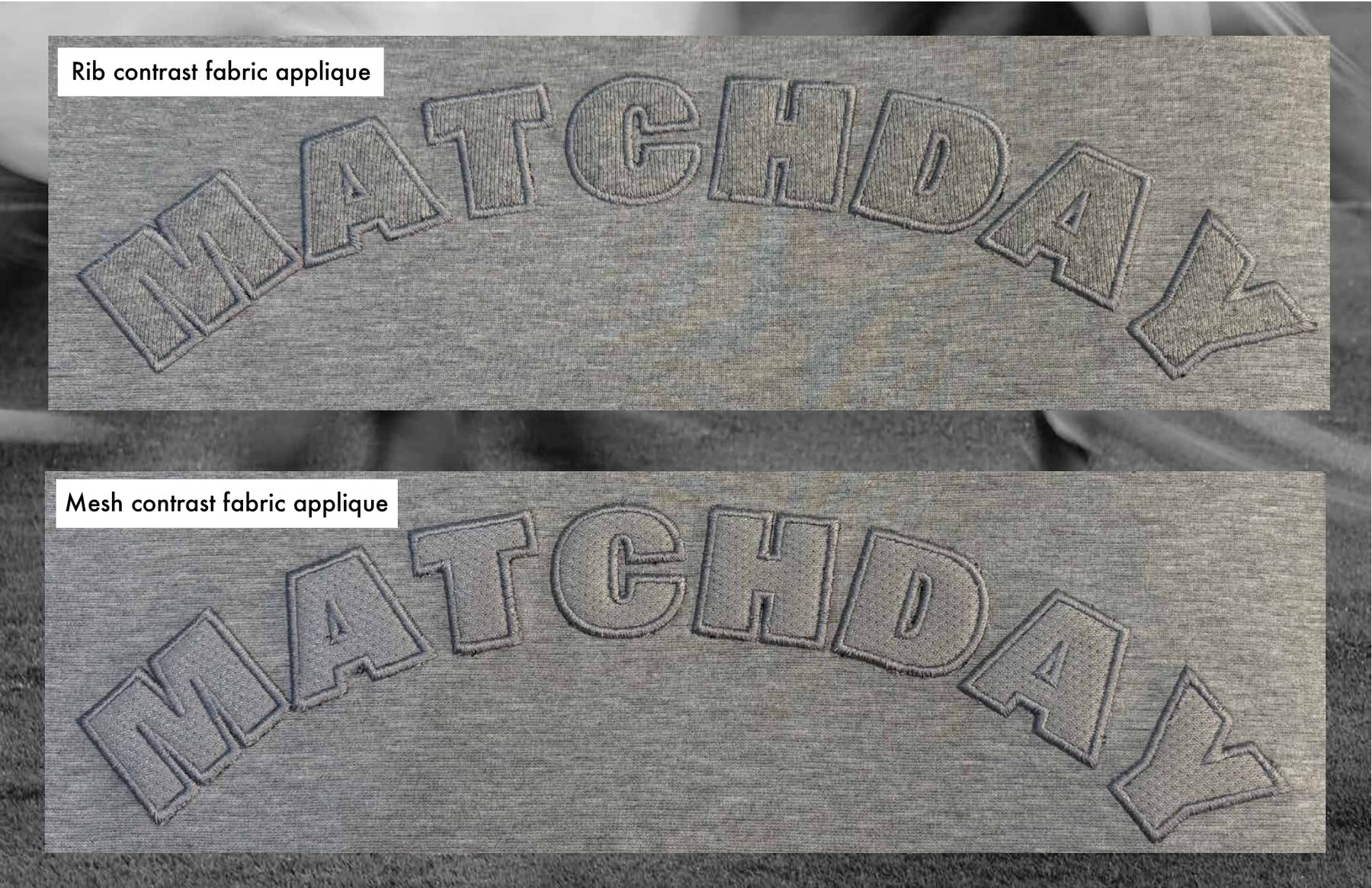 Applique logo studies